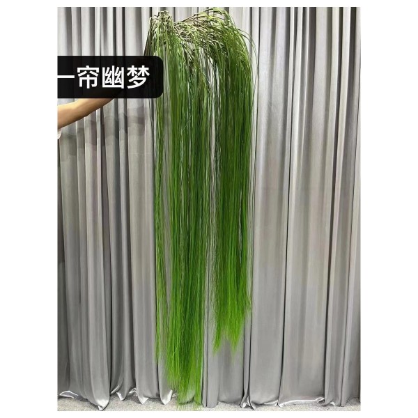 Planta verde artificial individual 05