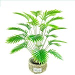 Planta verde artificial 067