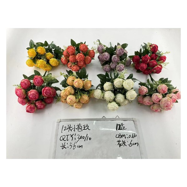 Ramo grande de flores artificiales 666-28