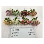 Ramo pequeno de flores artificiales 7花