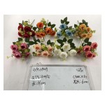 Ramo pequeno de flores artificiales 5花