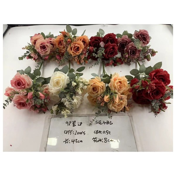 Ramo grande de flores artificiales 83837