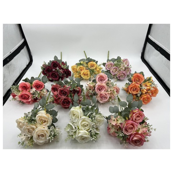 Ramo grande de flores artificiales 83854
