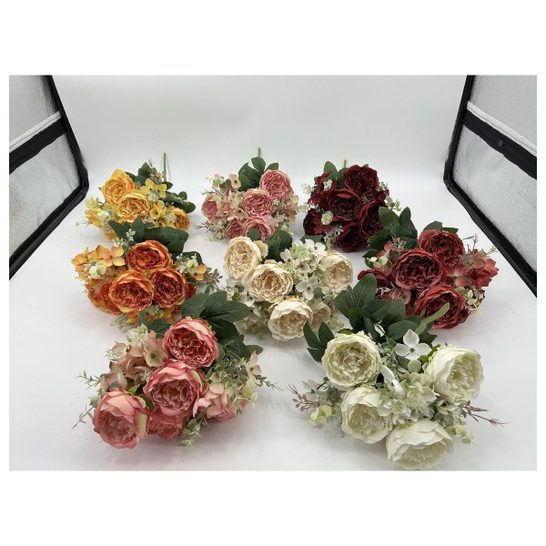 Ramo grande de flores artificiales 83856