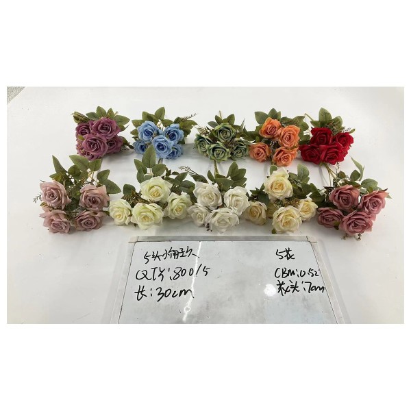 Ramo pequeno de flores artificiales 787-18