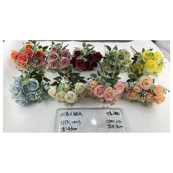 Ramo grande de flores artificiales 787-36