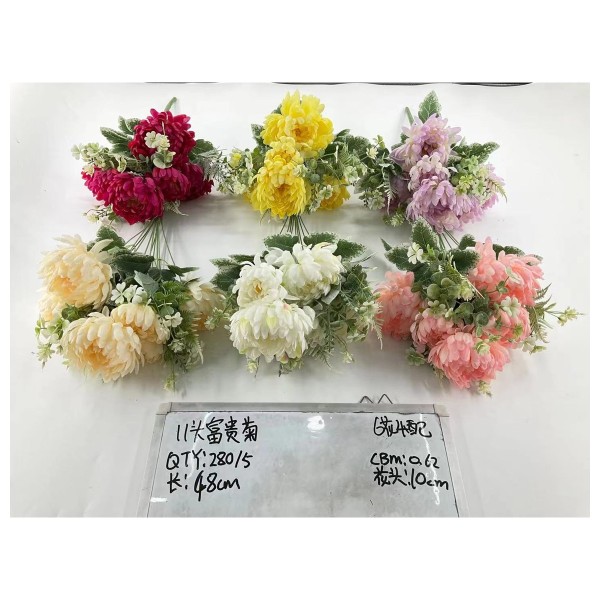 Ramo grande de flores artificiales 787-51