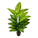 Alocasia artificial verde claro